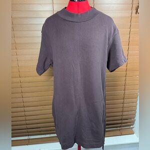 Free People Brown Short Sleeve Dress